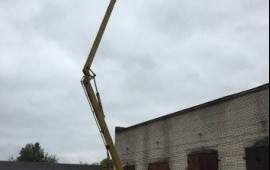 Аренда автовышки 22 метра трёхколенка