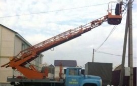 Аренда автовышки. агп. Автолюлька