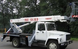 Автовышка агп-18 на базе газ