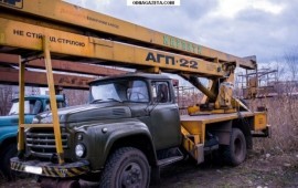 Автовышка агп-22 на базе ЗИЛ