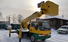 Аренда автовышки 14м.
