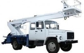 Аренда автовышки 18м телескоп