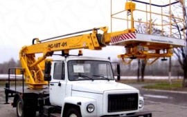 Аренда автовышки с водителем