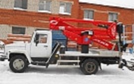 Аренда автовышки (автоподъёмника) АГП Socage DA324