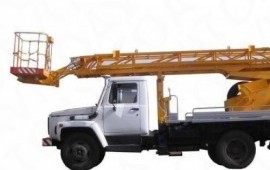Аренда телескопических автовышек 17 м