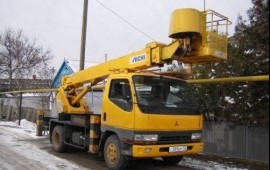 Услуги японских автовышек 17м