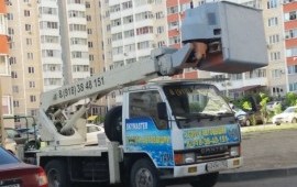 Услуги / Аренда автовышки, мехрука 15 м