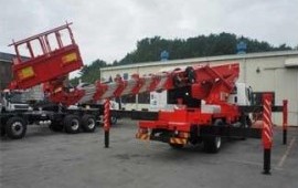 Аренда автовышки на базе шасси Daewoo Novus 40 мет