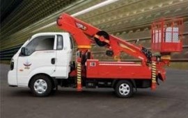 Аренда автовышки 10метров На базе шасси KIA BONGO