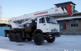 Автокран 25 т вездеход вахта