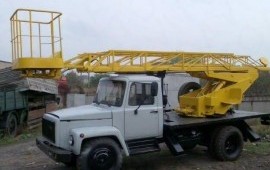 Предлагаем услуги автовышки.