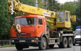 Аренда автомобильного крана КС-5576К 32т.