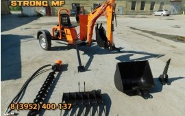 Продам прицепной универсальный мини экскаватор
