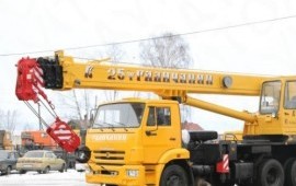 Аренда автокрана 25тонн