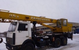 Услуги автокрана 25 тонн