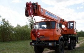 Услуги автокрана 25 тонн, стрела 21.7