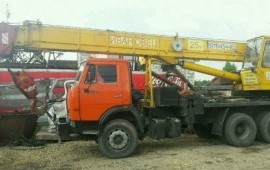 Услуги автокрана 25 тонн
