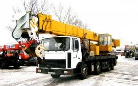 Услуги спецтехники автокран 32 т