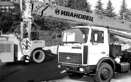 Аренда автокрана Ивановец 55717А
