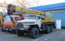 Услуги, аренда автокрана