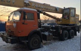Услуги Автокрана Галичанин 25 тонн 21,7 м