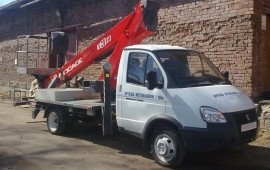 Автовышки в аренду от 14 м до 50 м.