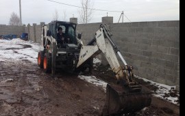 Услуги бобкат заказ минипогрузчик