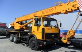 Услуги автокрана 25 тонн 31 метр