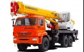 Услуги автокранов 25т, 32т,40т,50т