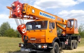 Аренда автокрана 25т, 30т, 50т