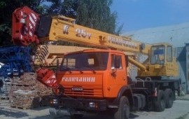 Аренда автокранов 25т, 50т