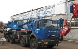 Услуги автокрана 32 т