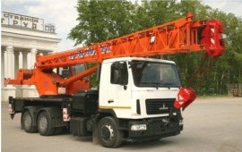 Автокран 32т 32м