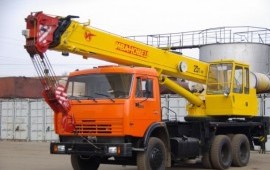 Услуги автокрана г/п 25т