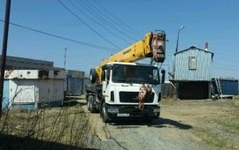 Аренда автокрана 25 тонн, стрела 31 метр