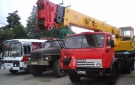 Автокран 22 м стрела, 20т