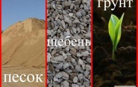Щебень для строительных работ (гравийный)