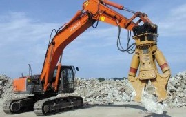 Экскаватор Hitachi 330 гидромолот, ножницы