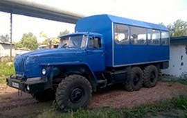 Перевозка грузов и пассажиров на вахтовом автобусе