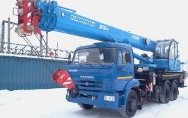 Автокран 25тонн, 31 метр