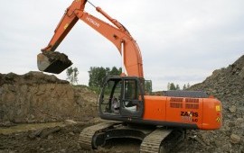 Аренда гусеничного экскаватора-гидромолота Hitachi