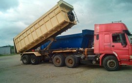 Услуги самосвального полуприцепа