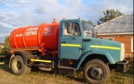 Откачка выгребных ям Ассенизатор ЗИЛ