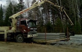 Услуги автобетононасоса