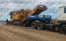 Трал до 120т. Негабарит, Перевозка спецтехники