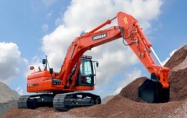 Экскаваторы в аренду Doosan, Hitachi, Komatsu