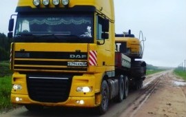 Перевозка негабаритного тяжеловестно груза тралами