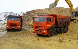 Доставка и продажа песка в Брянске