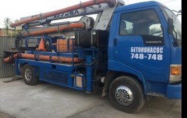 Услуги автобетононасоса 18 метров
