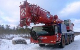 Аренда автокрана 160 т
